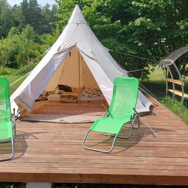 Glamping Fluffy Horns - Glempings Pūkainie Ragi, hotel v destinaci Plieņciems