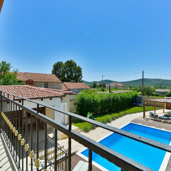 Stone villa with pool