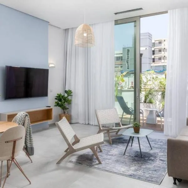 דירת גן יוקרתית 50 מטר מהים - By Edomlux, hotell Eilatis