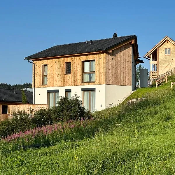 Berglisl - direkt an der Schipiste! Neue Ferienwohnung mit Sauna, מלון בKlippitztorl