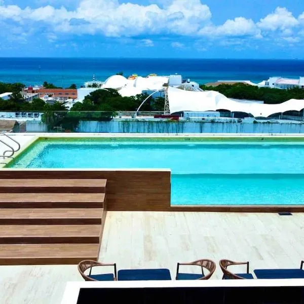 Ocean view apartment close to de beach and 5th Av，位于普拉亚卡门的酒店