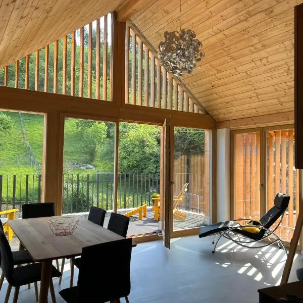 MARYS family friendly Apartments,VISIT RHINE FALLS for FREE if you stay 2 nights, SOHO 95m2 2-Bedrooms 2nd floor & SOUTH BEACH 105m2 3-Bedrooms & LOFT 115m2 3-Bedrooms Suite with Galerie,LOFT Netz 20m2, Pinball, Schaffhausen-Hemmental, Rheinfall 10 km, hotel in Schaffhausen