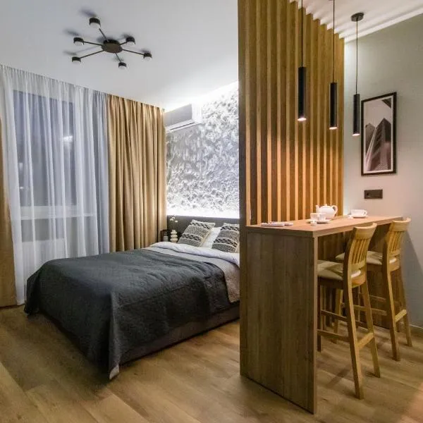 Апартаменти MYFREEDOM в ЖК Навігатор, поруч парки та ТРЦ Караван, hotel a Kíev