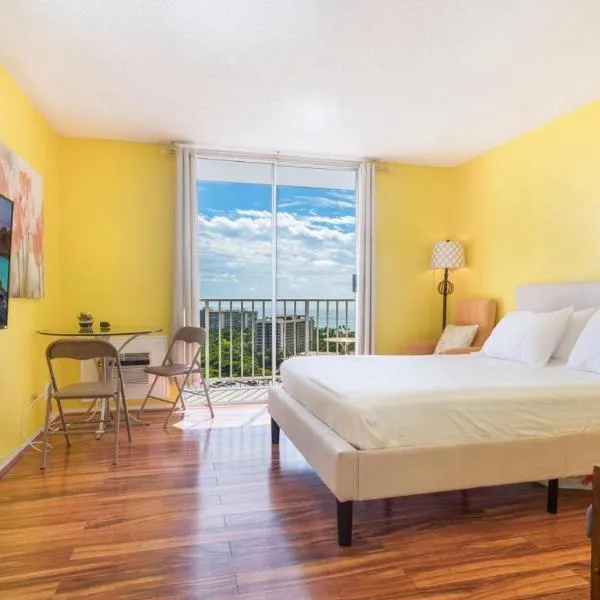Relaxing Ocean View Boutique Condo - 20F, hotel in Honolulu