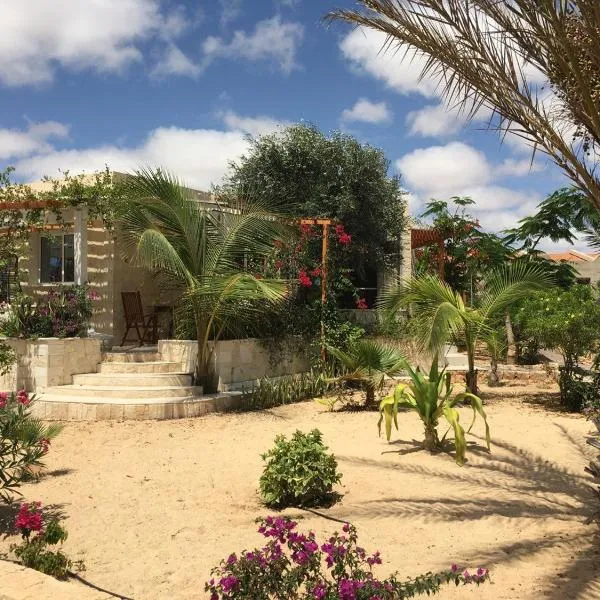 Beach Villa am Praia de Chaves, Boa Vista, Cabo Verde、Boa Venturaのホテル