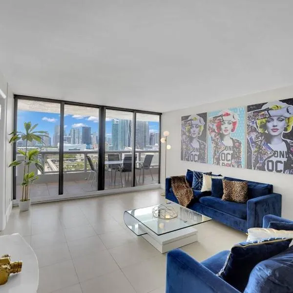 Iconic! Miami Skyline & Water Views, hotel Miamiban