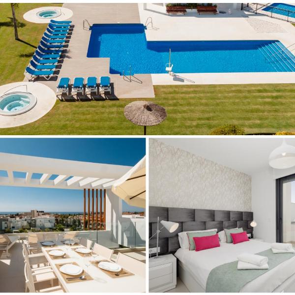 Luxury Duplex Penthouse with sea views walking distance to the beach in Los Miradores del Sol