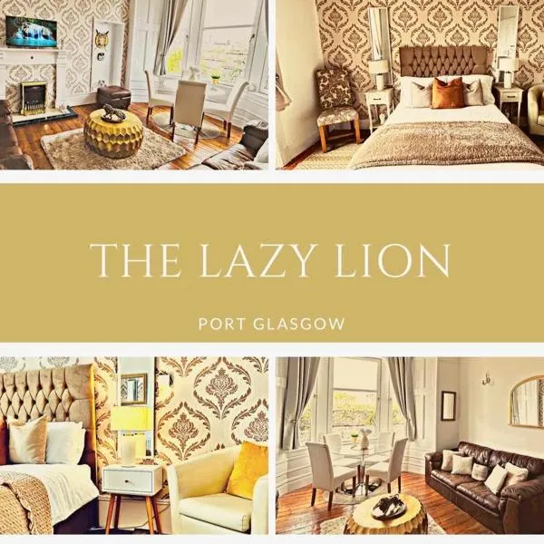 THE LAZY LION - Spacious 2 Bedroom - Town Centre Holiday Home Apartment, ξενοδοχείο σε Port Glasgow
