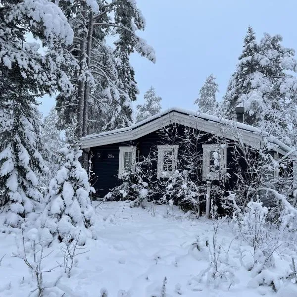 Rustik timmerstuga nära Tandådalens anläggningar, מלון בGusjösätern