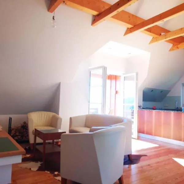 Chalet-Südsteiermark - traumhafte Aussicht, Infinity Pool, Privatsphäre, Klima und de-luxe Ausstattung, hotel in Schwanberg