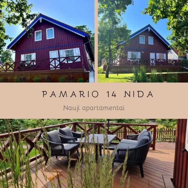 Nauji apartamentai! Pamario 14, hótel í Nida