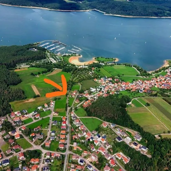 Ferienwohnung Brombachsee Ankerplatz mit Sauna bei Juliane und Klaus, hotel in Ramsberg