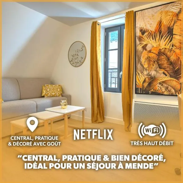 Le GoldenLeaf - Netflix/Wi-Fi Fibre - Séjour Lozère, hotel Mende-ban