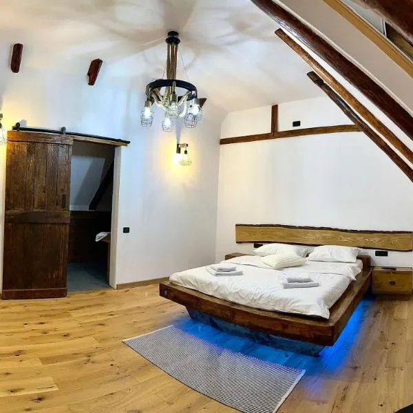Casa de Lemn Arpasu de jos, hotel in Arpaşu de Jos