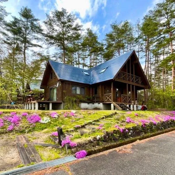 白馬のスキー場まで４分お洒落なログハウス『白馬 MAMMOTH HOUSE』, hotel v destinaci Hakuba