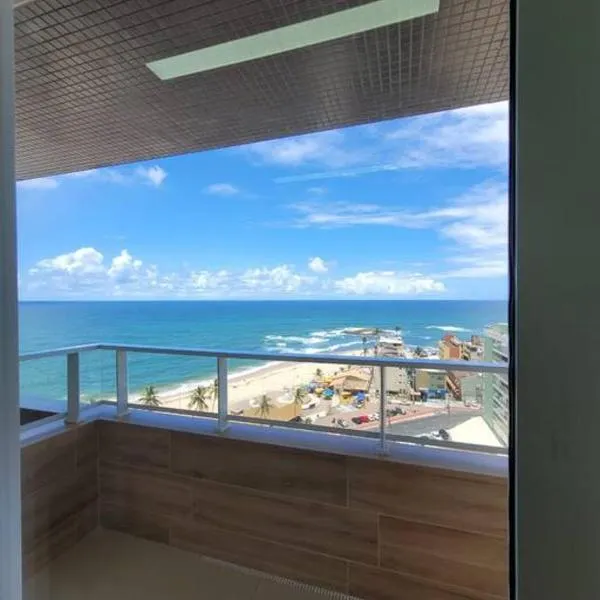 Lindo e novo apto com vista para o mar de Pituba c/garagem, hotel em Salvador