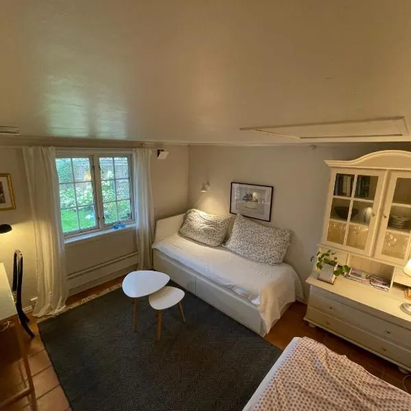 Apartament with access to garden, central, quiet and with free parking、フレドリクスタのホテル