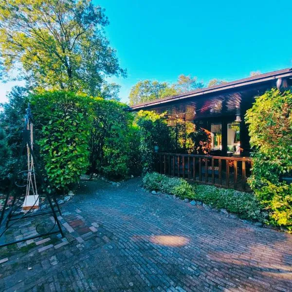 "De Jungle" Chalet met veranda op IJsselheide Hattemerbroek Veluwe, Hotel in Hattemerbroek