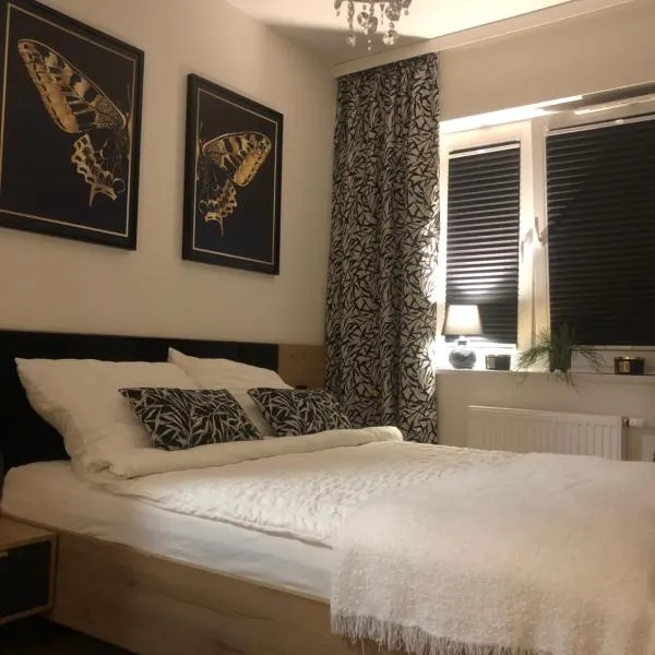 Apartament Patio Vita -garaż podziemny, taras,wejście klamka kod,centrum, hotell sihtkohas Kielce