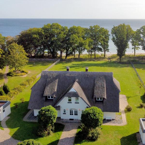 Reethus am Strand - Haushälfte 2 mit Kamin, Sauna