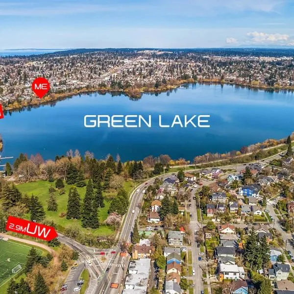 Green Lake 1st Line Home B with Central Air Conditioners, khách sạn ở Seattle