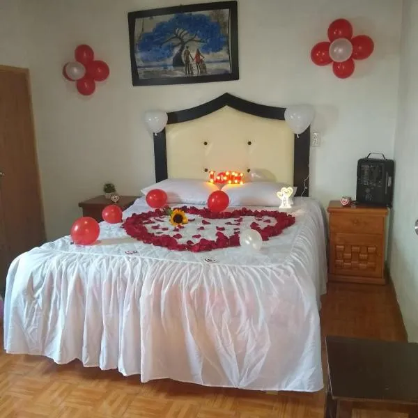 CABAÑA tipo habitación planta alta en Zacatlàn, ξενοδοχείο σε Zacatlan