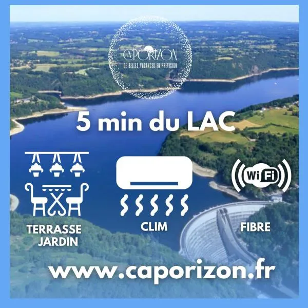Caporizon-La Marote-Gite calme tout neuf, Hotel in Lanobre