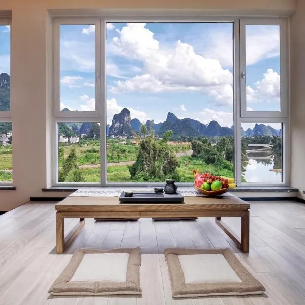 Guilin Yangshuo Waterhouse River View Villa, hotel v destinaci Jang-šuo