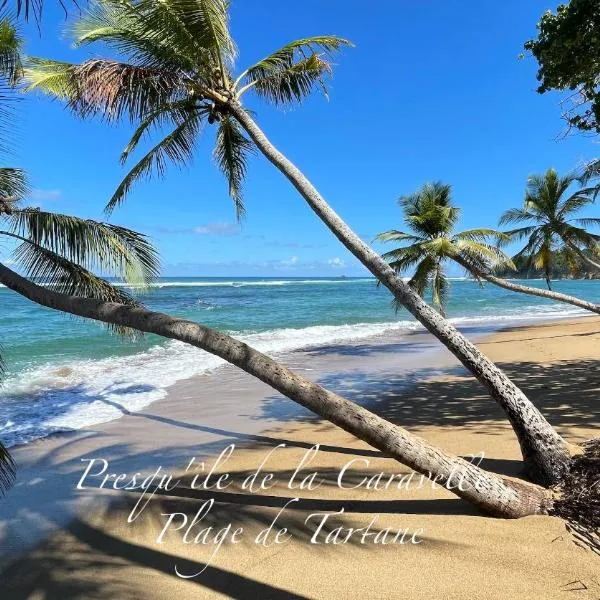 Les bungalows de la plage, hotel v destinaci La Trinité