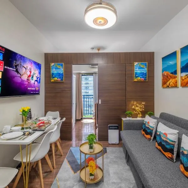 Newly Turned 0ver Cond0- Air Makati 1BR with Balcony, hotel in Manila