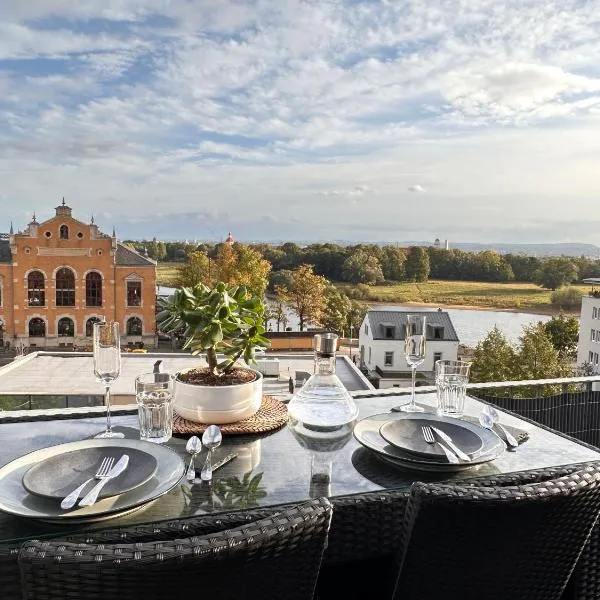 Oasis Appart - Wohnen am Elbtal - Balkon - Netflix - Tiefgarage, hotel v Drážďanech