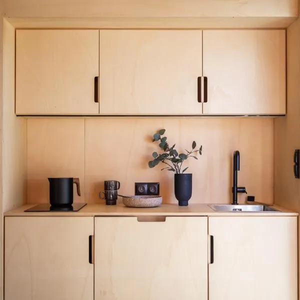 Modern Tiny House with wood stove, Nature Escape near Oslo, Hotel in Nes