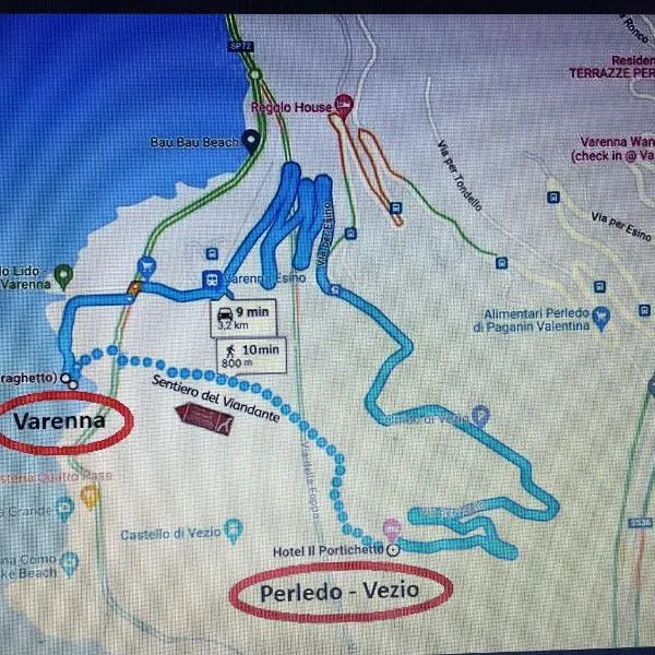 Hotel Diffuso Il Portichetto Vezio Perledo, hotel em Perledo