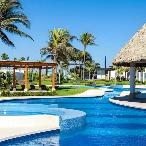 Acapulco diamante, club de playa privado, canchas pádel para 8 huéspedes, hotell Acapulcos