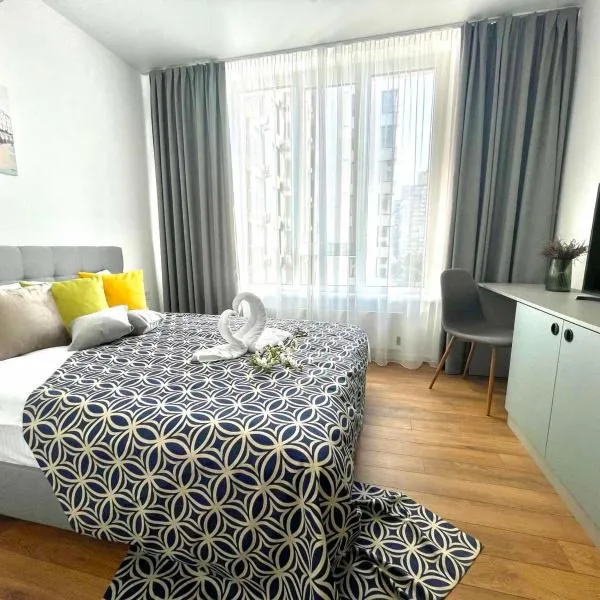 Люкс апартаменти в затишному ЖК бізнес класу, hotel in Kyiv