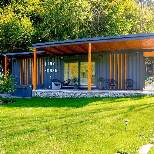 Tiny House by the forest 1，位于Borod的酒店