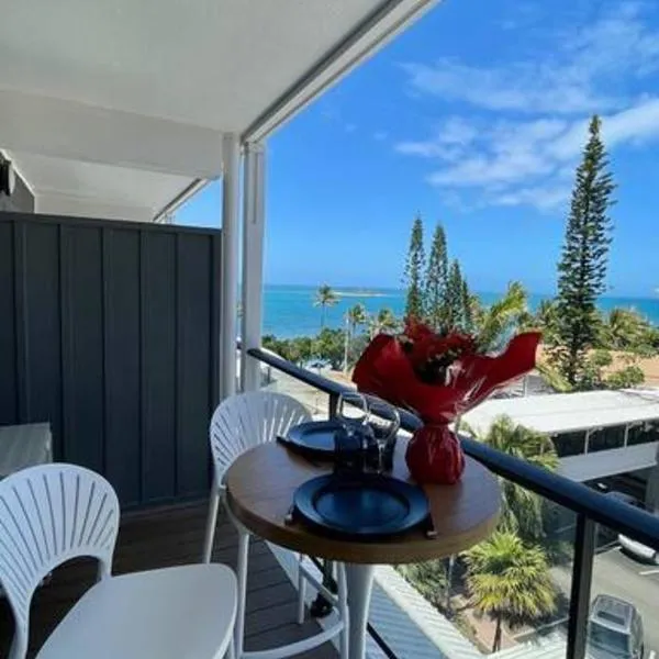 F1 standing vue mer Anse Vata, hotel di Noumea