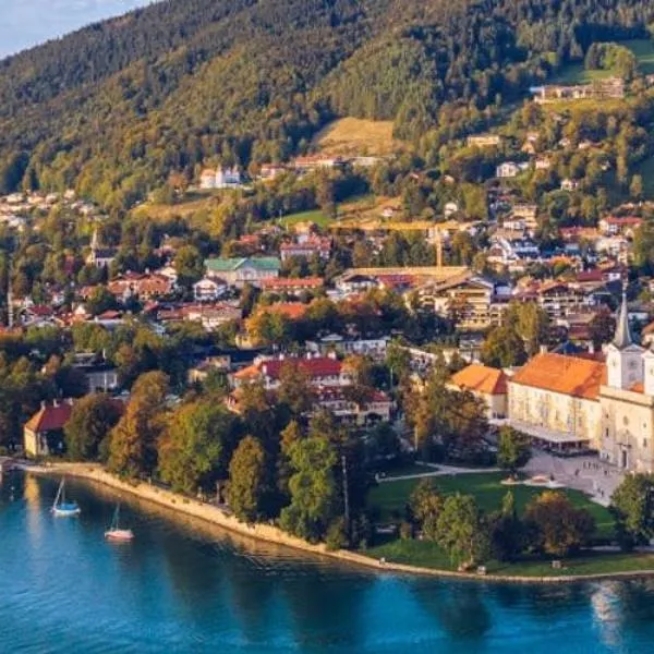 Tegernsee Apartment 2 min zum See、テガーンゼーのホテル