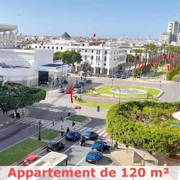 Panoramic view of downtown Rabat، فندق في الرباط