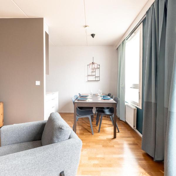 2ndhomes 1BR apartment with Sauna & Balcony in Kamppi
