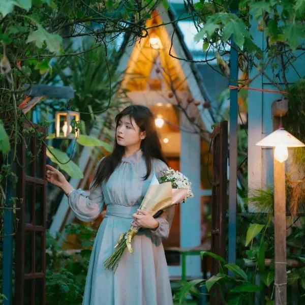 Trầm Homestay、Thôn An Hòaのホテル