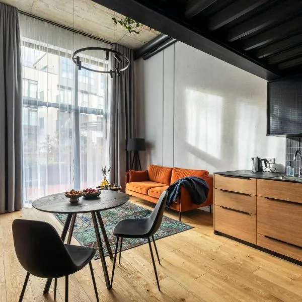 Stylish loft with terrace Paupys, Old town, hotel in Vilnius