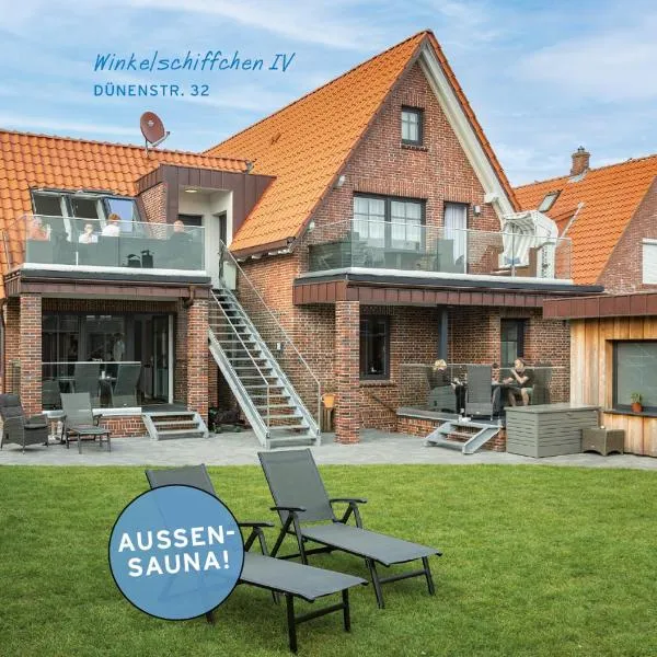 Winkelschiffchen IV mit Sauna, hotel in Juist