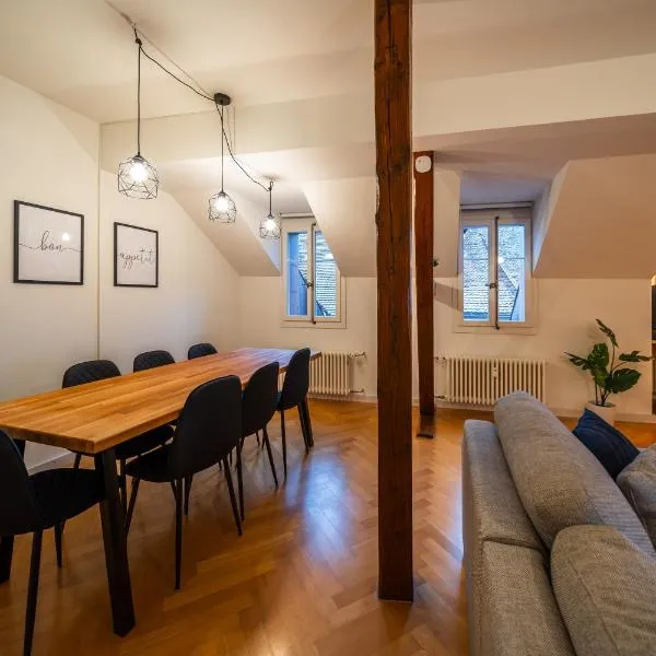 Old town apt in the heart of Thun with garden, hotel a Thun