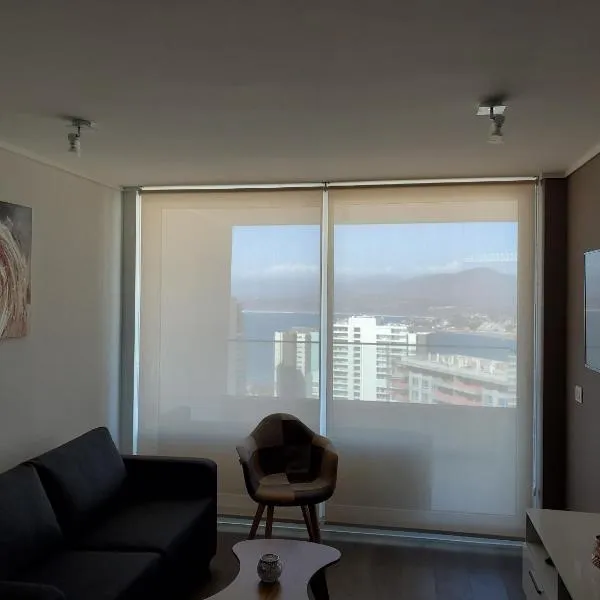 Depto 2D/2B vista mar 6 personas, hotel v destinaci Concón