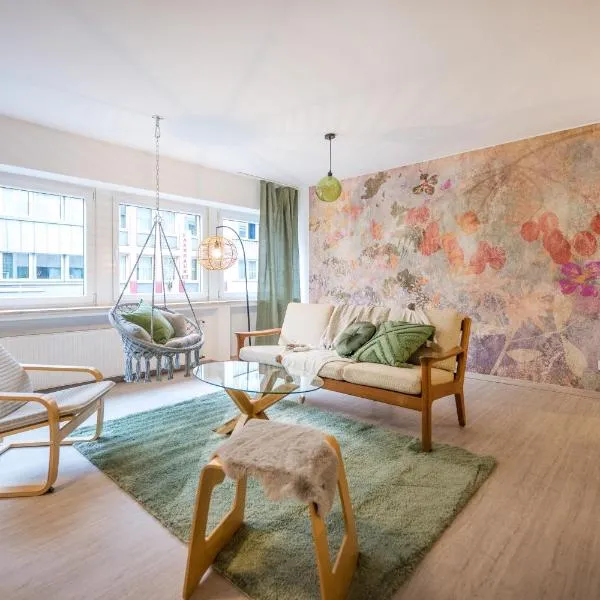 140qm 3BR apartment - central, cozy and stylish, hotel a Koblenz