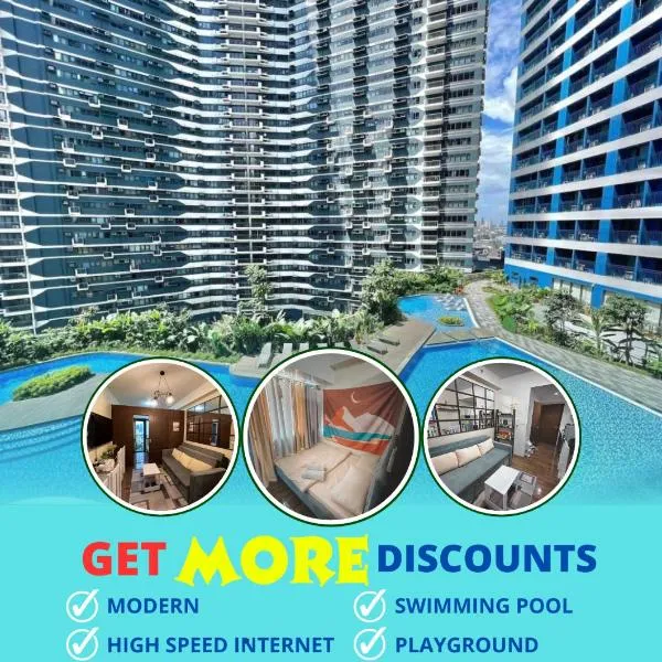 Apartment Condo in Air Residences Makati wifi Netflix Disney, pool & mall, hotel in Manila