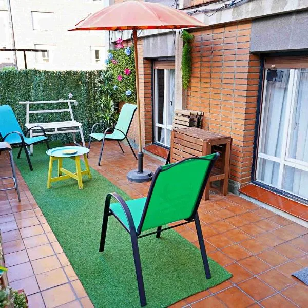 Apart 2 terrazas para 4 personas Bilbao centro, hotel en Bilbao