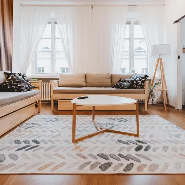 Scandic Primo Apartments - Eerikinkatu 46m2、ヘルシンキのホテル
