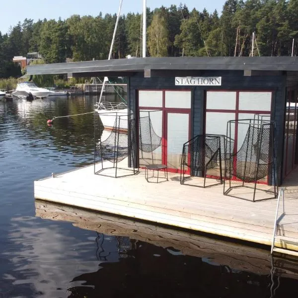 StagHorn floating river house, Hotel in Jūrmala